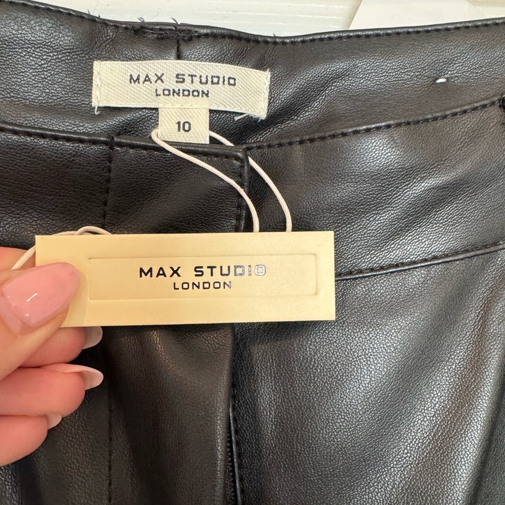 Max Studio Black Wide Leg Pants
